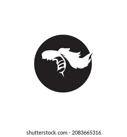 Hair style icon and symbol vector template illustration