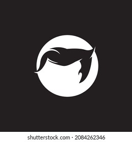 Hair style icon and symbol vector template illustration