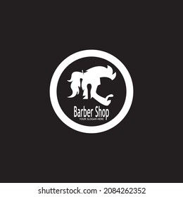 Hair style icon and symbol vector template illustration