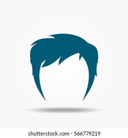 Hair style icon, vector signs