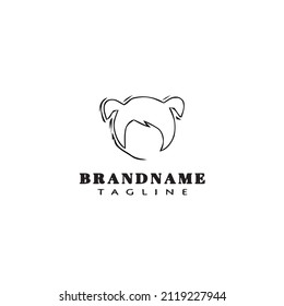 hair style logo design template icon modern vector illustration