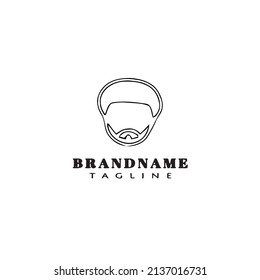 hair style logo design template icon modern vector illustration