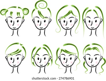 hair style model
