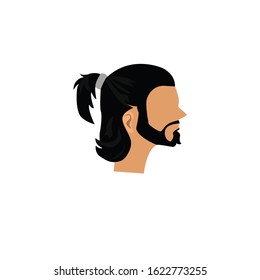 Hair style simple men Hair style 12 Illustration Cilp Art vector