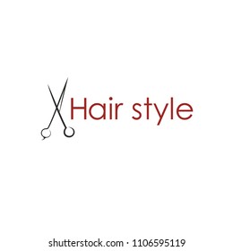 hair style template for logo