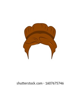 Hair style vector, vector hair design with a simple concept.