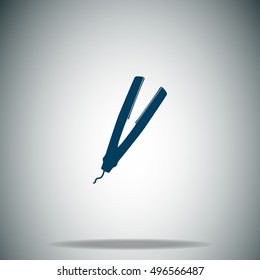 Hair styler vector icon