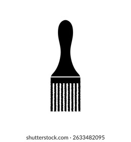  design de vetor de pente de escova de estilo de cabelo isolado 
