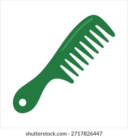 Cepillo de herramientas de peinado con peine para el mantenimiento saludable del cabello Ilustración vectorial aislada