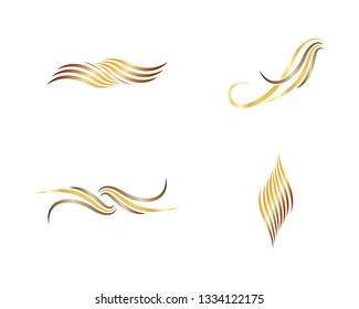 Hair symbol illustration