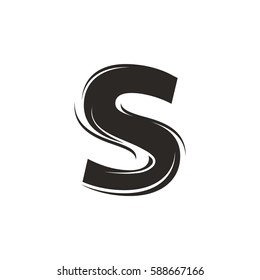 Hair symbol for letter S