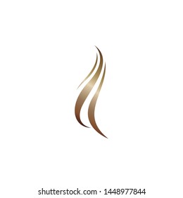 Hair symbol vector icon illustration