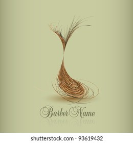 hair symbol for your design. vector illustration