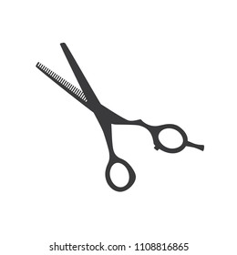 Hair thinning scissors icon, vector illustration design. Barbershop objects collection.