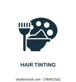 Hair Tinting icon. Simple element from beauty salon collection. Creative Hair Tinting icon for web design, templates, infographics and more