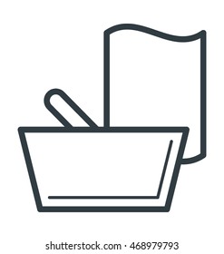 Hair Tinting Vector Icon