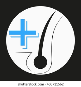 hair treatment health, vector illustration