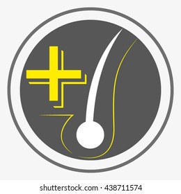 hair treatment health, vector illustration