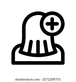 hair treatment icon. vector line icon for your website, mobile, presentation, and logo design.