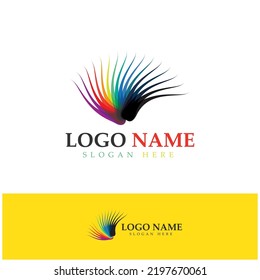 Hair treatment logo hair transplantation logo,removal logo vector image design illustration
