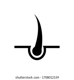 Hair treatments icon illustration template isolated