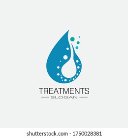 Hair Treatments Icon Illustration Template Design