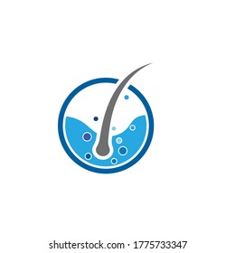 Hair treatments icon illustration template design