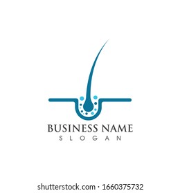 Hair treatments vector icon. Illustration design template