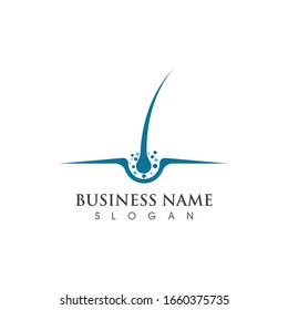 Hair treatments vector icon. Illustration design template