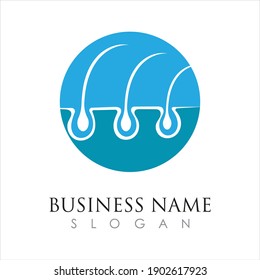 Hair treatments vector icon Illustration design template.