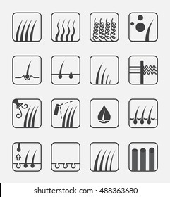 Hair Type Icon And Vector . Conditioner 