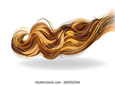 Hair vector background
