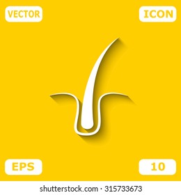 Hair vector icon