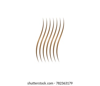 Hair vector icon design