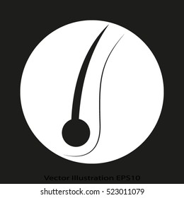 Hair, vector icon, eps10