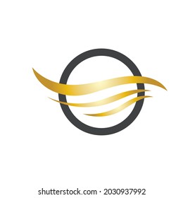 Hair wave logo icon vector image