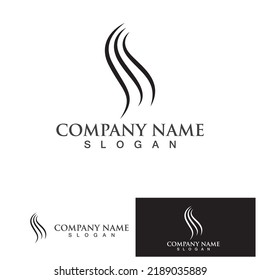 hair wave  logo and symbols 