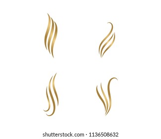 Hair Wave Logo Vector