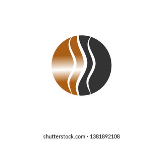 Hair wave logo vector icon template - Vector
