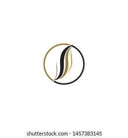 hair wave logo vector icon template