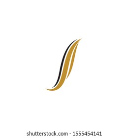 hair wave logo vector icon template - Vector