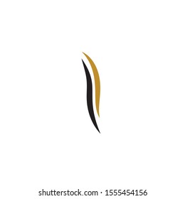 hair wave logo vector icon template - Vector
