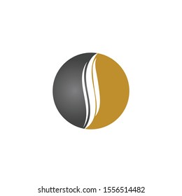 hair wave logo vector icon template - Vector