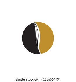 hair wave logo vector icon template - Vector