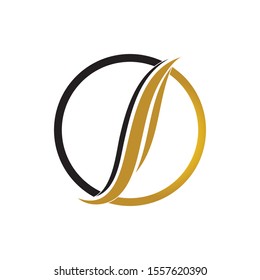 hair wave logo vector icon template - Vector