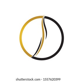 hair wave logo vector icon template - Vector