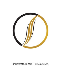 hair wave logo vector icon template - Vector