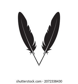 Hair wave logo vector icon template
