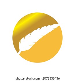 Hair wave logo vector icon template
