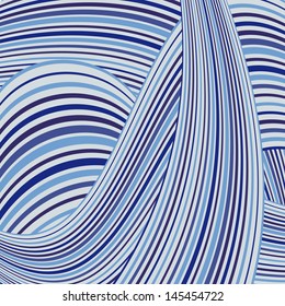 Hair waves abstract background 